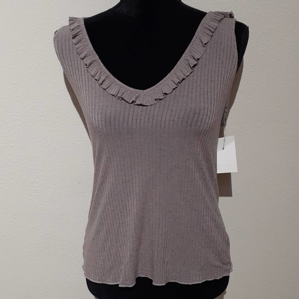 NWT PROJECT SOCIAL T lilac ribbed top, $30